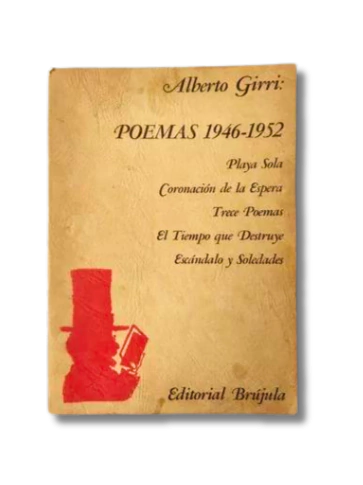 Poemas 1946 - 1952 / Alberto Girri - 1970 - Primera Edicion (usado)
