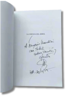 La certeza de árbol apuntes de duermevela / Teresa del Valle Salinas - autografiado (usado) - comprar online