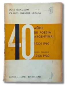 Pack x3: 40 Años de Poesía Tomo 1, 2 y 3 / Carlos Enrique Urquia y Jose Isaacson (usado)