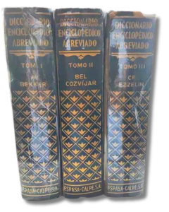 Pack x7 Tomos: Diccionario Enciclopédico Abreviado / Espasa Calpe (usado) - comprar online