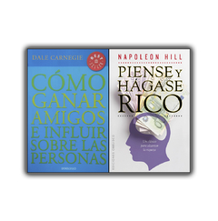 Pack Libros X2 - Cómo ganar amigos y Piense y Hágase Rico