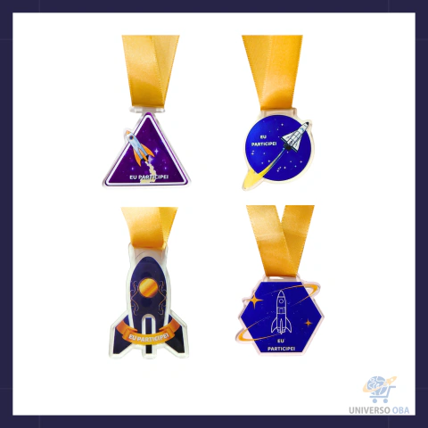 Medalha de Participação - Tema Astronáutica