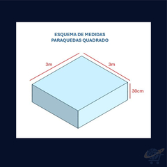 Paraquedas OBA 03 (para 3km de apogeu) - comprar online