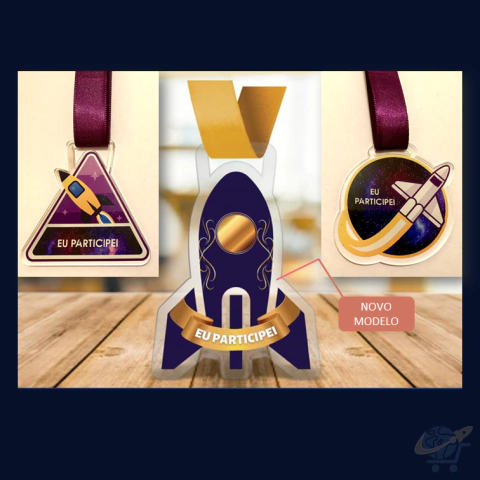 Medalha de Participação - Tema Astronáutica