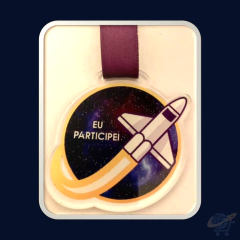 Medalha de Participação - Tema Astronáutica - Universo OBA - Produtos de astronomia e astronáutica