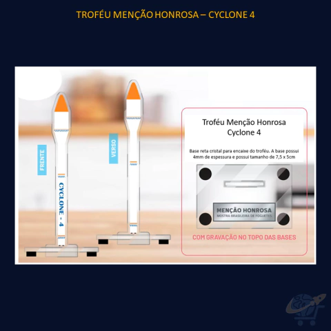 Troféu MENÇÃO HONROSA - CYCLONE 4
