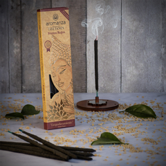 Sahumerios Tibetanos Black Aromanza x 8 Unid. - tienda online
