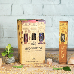 Sahumerios Aromanza Orgánicos x 6v.