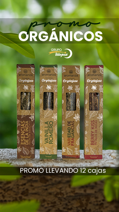 PROMO Sahumerios Orgánicos Aromanza x 12 unidades (Surtidos) - comprar online