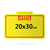 Cartaz de Oferta A4 Raquete - 100 unidades