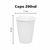 Copo Descartável Branco 200ml - 1000 Unidades - comprar online