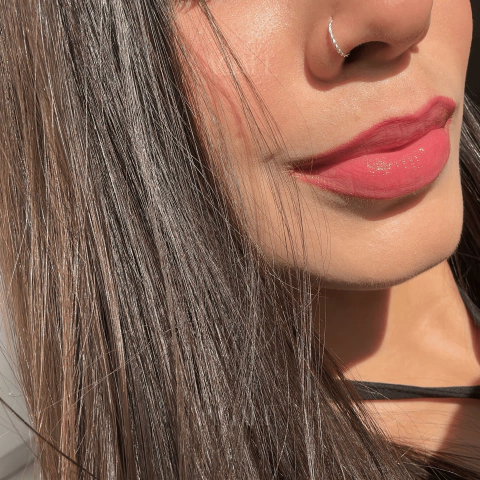 Piercing de Prata 925 Argola Torcida 8 mm (Nariz) - comprar online