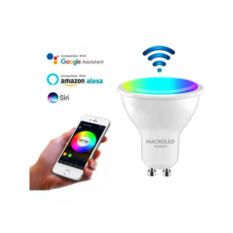 DICRO SMART 5W RGB GU10 WIFI-BLUETOOTH - MACROLED