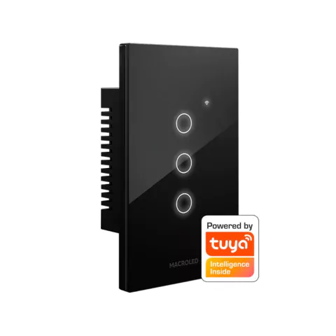 TECLA SMART TOUCH 3 CANALES - 10A - MACROLED