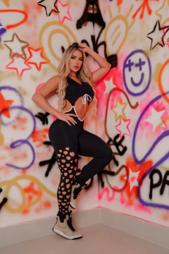 MACACÃO ARGILINHA LASER CORAÇÃO P&B EMPINA BUMBUM