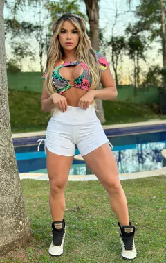 CONJUNTO SHORT ANIMAL PRINT EXCLUSIVO