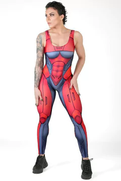 Imagem do Macacão Fitness Dynamite Scarlet Blaze