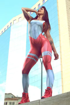 Macacão Fitness Mercúrio Red Dynamite