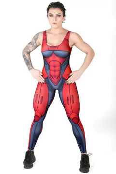 Macacão Fitness Dynamite Scarlet Blaze