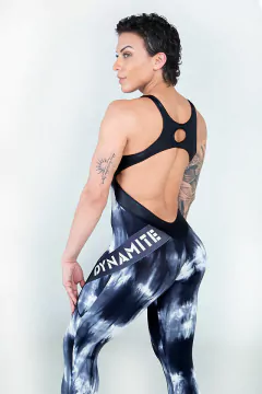Imagem do Macacão Fitness Stormy Sky Tie Dye