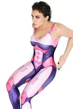 Macacão Fitness Dynamite Robo Rose - online store