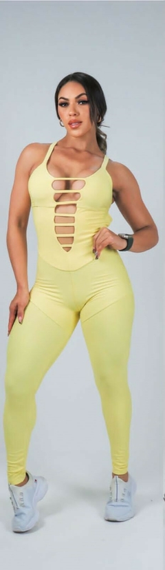 MACACÃO MB EMANA TRABALHADO AMARELO