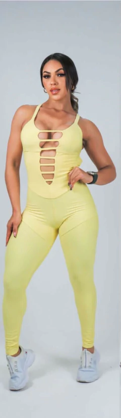 MACACÃO MB EMANA TRABALHADO AMARELO