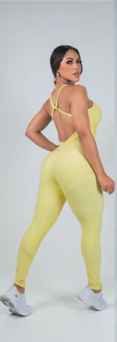 MACACÃO MB EMANA TRABALHADO AMARELO - buy online