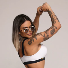 TOP PARIS BRANCO COM PRETO - buy online