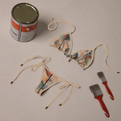 BIQUÍNI CORTININHA BRUSH PAINTING EXCLUSIVO
