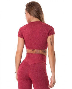 CROPPED LET'SGYM MANGA CURTA MOVE AND SLAY - comprar online