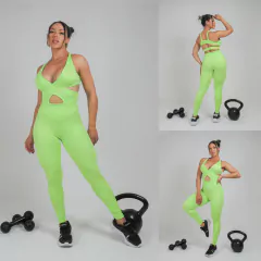 MACACÃO MB CRUZADO VERDE EXCLUSIVO
