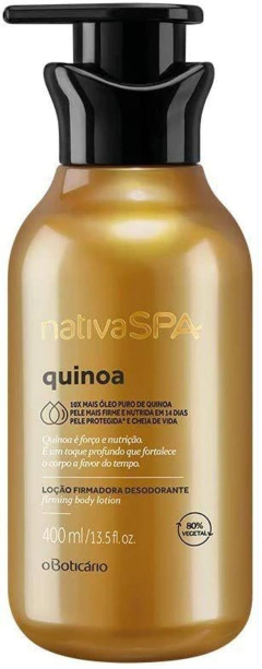 Loção Firmadora Desodorante Corporal Nativa SPA Quinoa, 400 ml