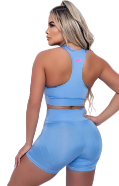 Conjunto Short e Top Basic Blue - buy online