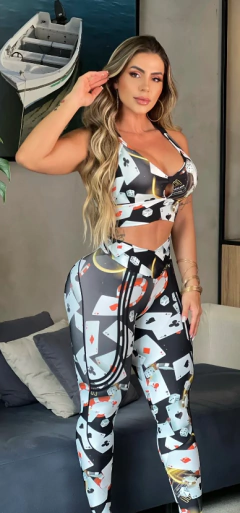 CONJUNTO ELEGANCE CASSINO BLACK EXCLUSIVO