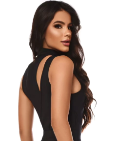 BODY CUT OUT COLOR PRETO - comprar online