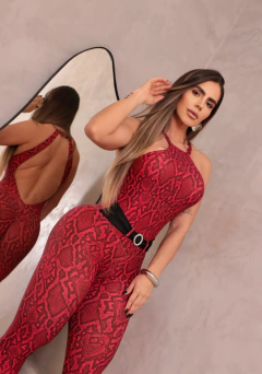 MACACÃO ELEGANCE RED SNAKE VENEZA EXCLUSIVO on internet