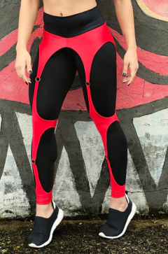 LEGGING SUSPENSÓRIO ZENITH VERMELHA