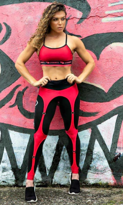 LEGGING SUSPENSÓRIO ZENITH VERMELHA - MB Musa Fitness