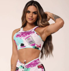 CONJUNTO LEGGING COMUM E TOP TORINO WHEY PROTEIN EXCLUSIVO