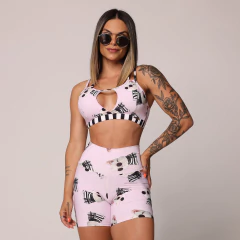 CONJUNTO TOP FLORENÇA COM SHORT EMPINA BUMBUM CAT LOVERS EXCLUSIVO - online store