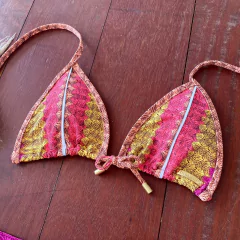 BIQUÍNI CORTININHA CROCHET EXCLUSIVO na internet