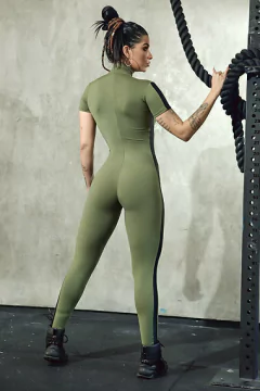 Macacão Fitness Suplex Verde Panzer Dynamite - comprar online