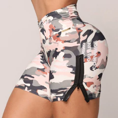 SHORT HYPE EMPINA BUMBUM CAMUFLADO TERRACOTA EXCLUSIVO - loja online