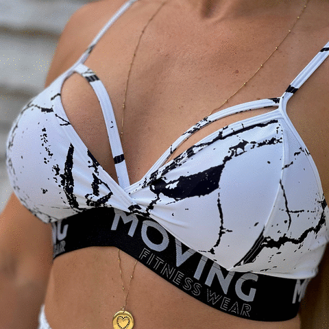 TOP STRAPPY COM ELÁSTICO BLACK VEIN EXCLUSIVO