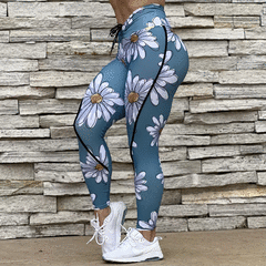 LEGGING RECORTE EMPINA BUMBUM FLOWER PAINT EXCLUSIVA