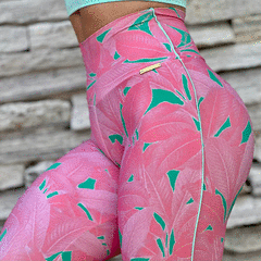 LEGGING JUMP EMPINA BUMBUM FOLHAGEM COMPOSÊ ROSA EXCLUSIVA na internet
