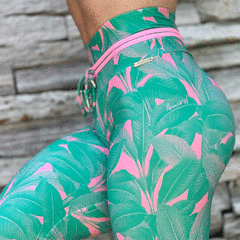 LEGGING COMUM FOLHAGEM COMPOSÊ VERDE EXCLUSIVA na internet