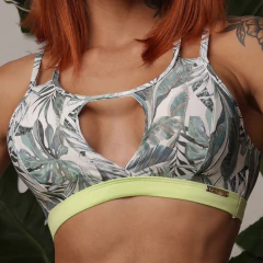 Imagem do CONJUNTO TOP FLORENÇA COM LEGGING EMPINA BUMBUM FOREST EXCLUSIVA