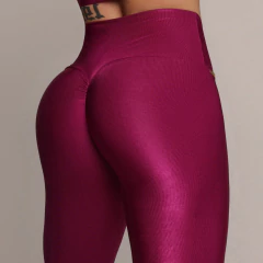 Legging Empina Bumbum Glossy Fúcsia - comprar online